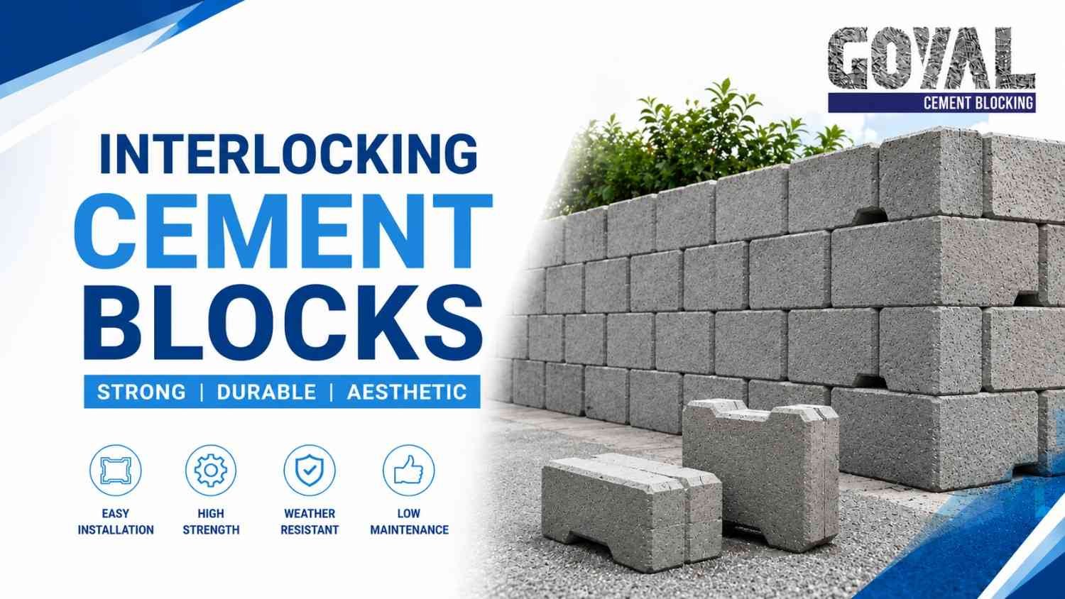 Interlocking Cement Blocks